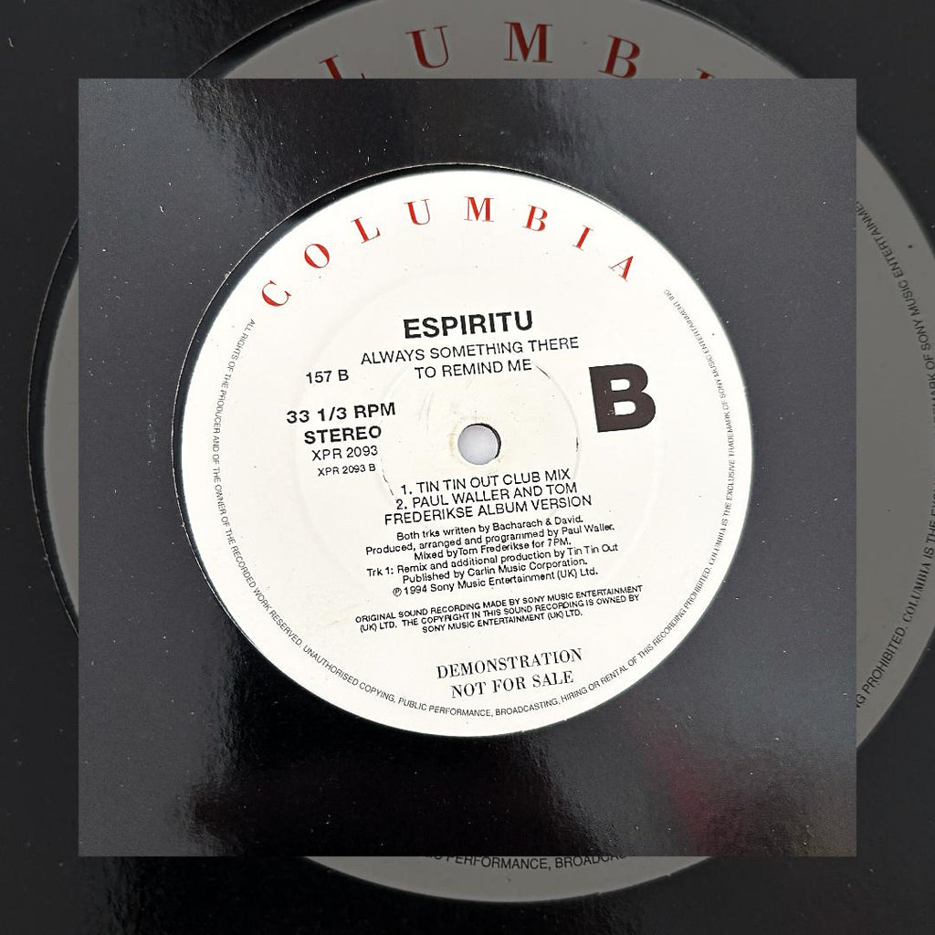 Espiritu – Always Something There To Remind Me - Vinyl