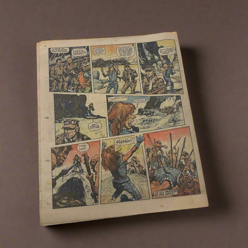 2000 AD Judge Dredd - British Comic Newspaper, February 1985 - Issue #406
