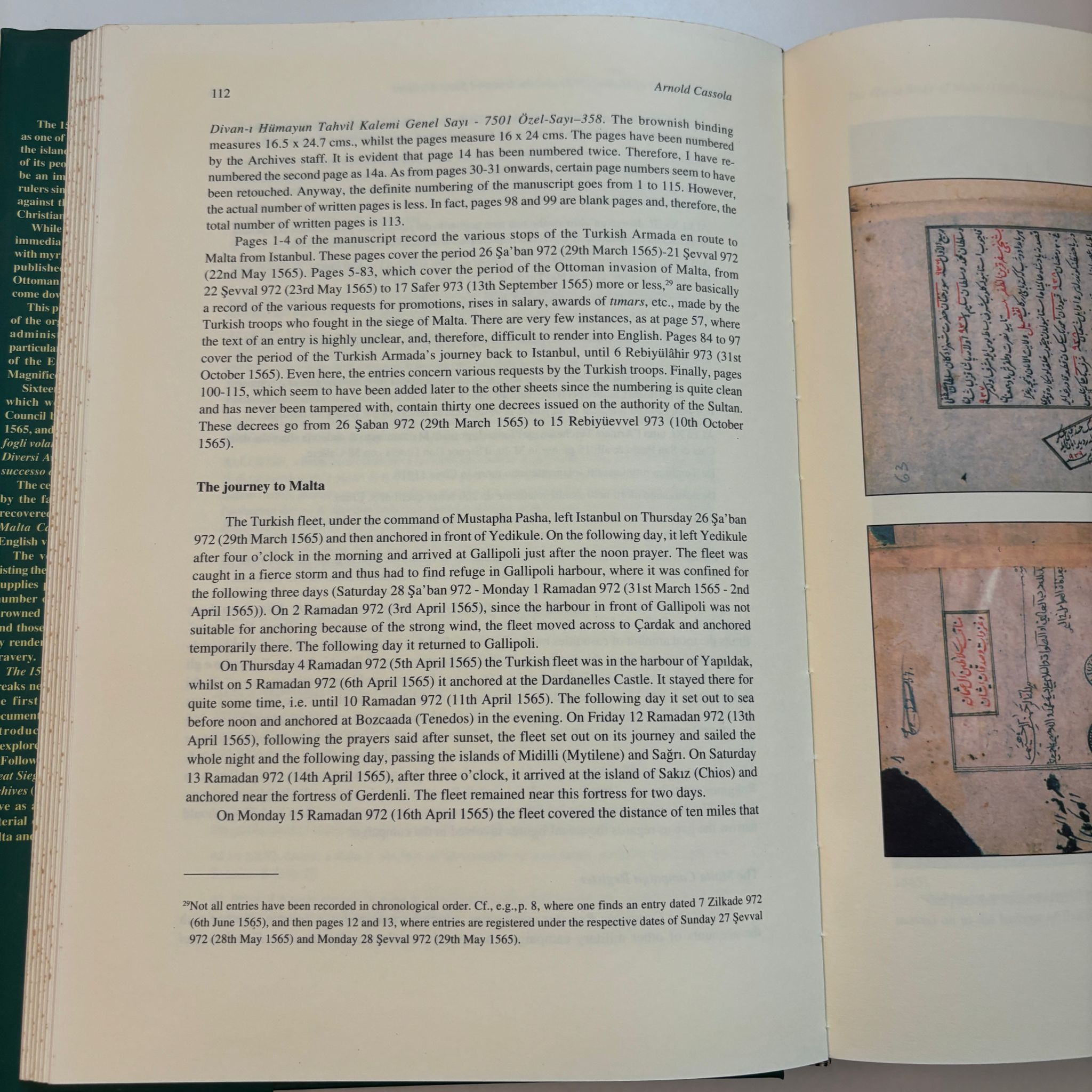 The 1565 Ottoman Malta Campaign Register