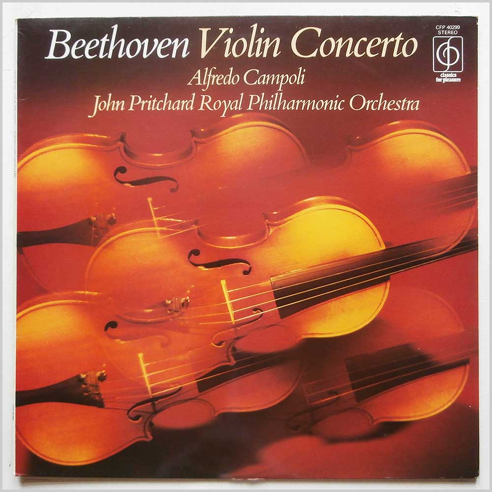 Beethoven*, Violin Concerto Alfredo Campoli John Pritchard Royal Philharmonic Orchestra - Vinyl - Vinyl