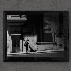 The girl under the balcony
