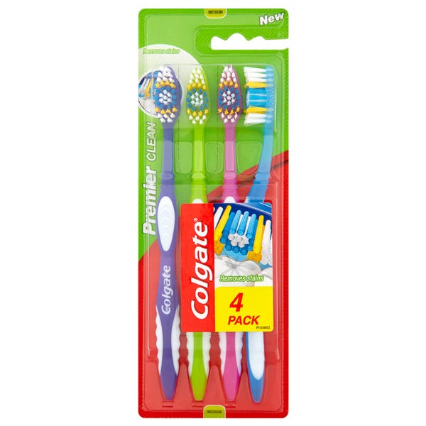 Colgate Toothbrush x4 Medium