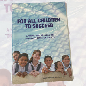 For All Children To Succeed