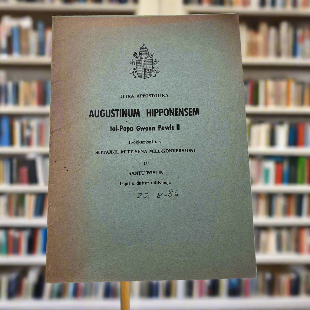 Augustinum Hipponensem Tal-Papa Gwann Pawlu II