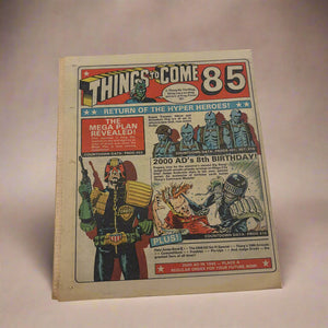 2000 A.D Feat JUDGE DREDD British Comic Newspaper Prog 399 5 Jan 1985