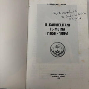 L-Karmelitani Fl-Mdina (1659-1994)