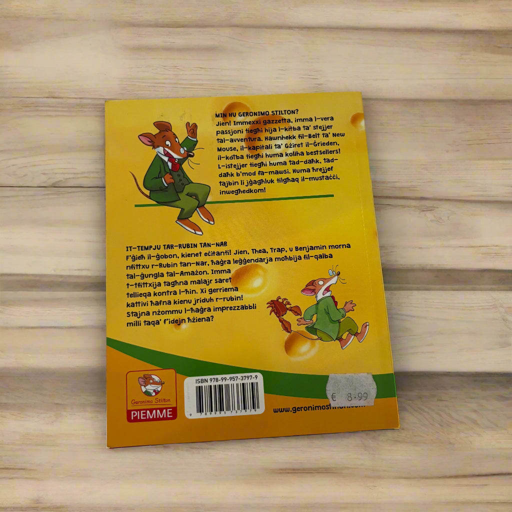 Geronimo Stilton : It-Tempju Tar-Rubin Tan-Nar