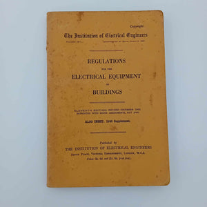 Regulations For The Electrical Equipment Of Buildings