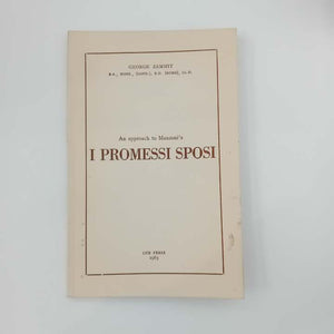 An Approach To Manzoni’s I Promessi Sposi