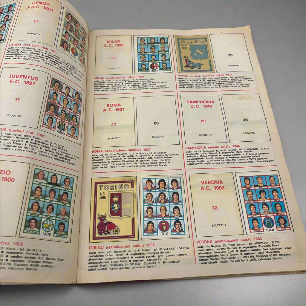 Panini - Calciatori 1973/74 - Album