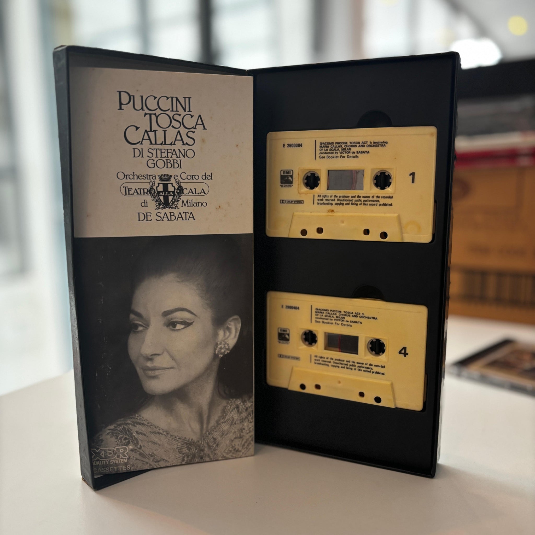 Puccini Tosca Callas Di Stefano Gobbi - 2 Cassettes
