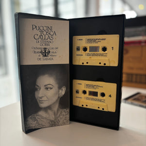 Puccini Tosca Callas Di Stefano Gobbi - 2 Cassettes