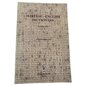 Set Of 2 Maltese - English Dictionary