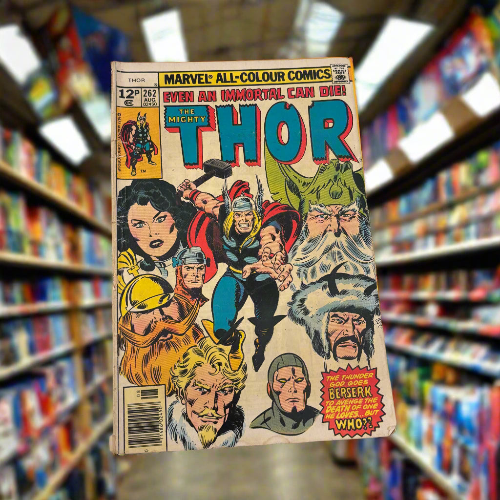 THE MIGHTY THOR 262 (NM-) EVEN an IMMORTAL can DIE! ~ Marvel Comics