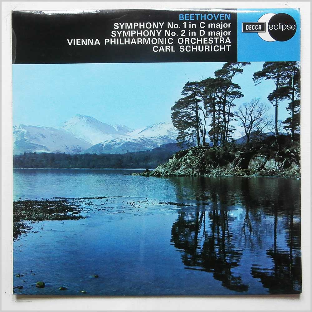 Beethoven- Symphony No.1 In C major - Symphony No 2. In D major Viebba Philharmonic Orchestra Carl Schuricht – Vinyl