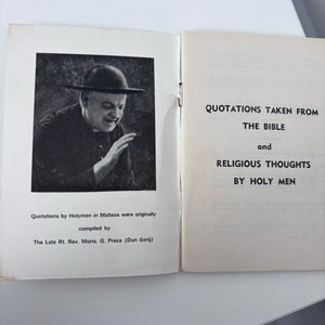 Quotations Taken From The Bible And Religious Thoughts By Holy Men