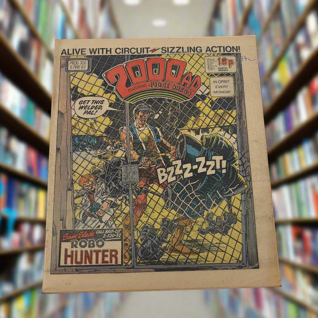2000AD Judge Dredd Prog 306 FEB 1983 UK 1st Edition Comic Book
