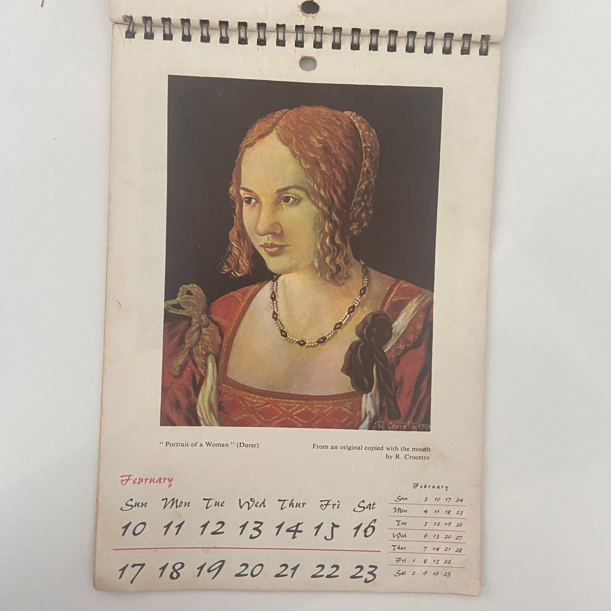 Calendar 1963