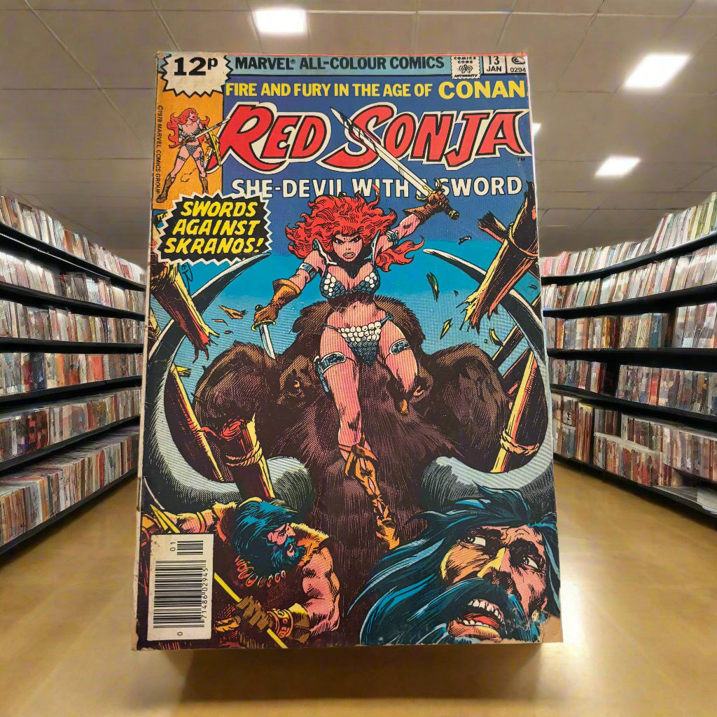 Marvel Comics Group Red Sonja She-Devil With A Sword 1978 Jan 13 Fire And Fury