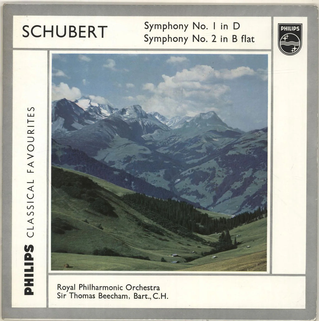 Franz Schubert Symphony No. 1 in D / Symphony No. 2 in B Flat UK Vinyl LP - Vinyl
