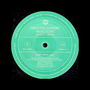Groove Junkies - Music Is Life - (Antoine vs Mad Mark Club Mix) - Vinyl