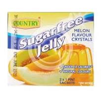 Country Sugar Free Melon Flavour Crystals Jelly 2x1 Pint