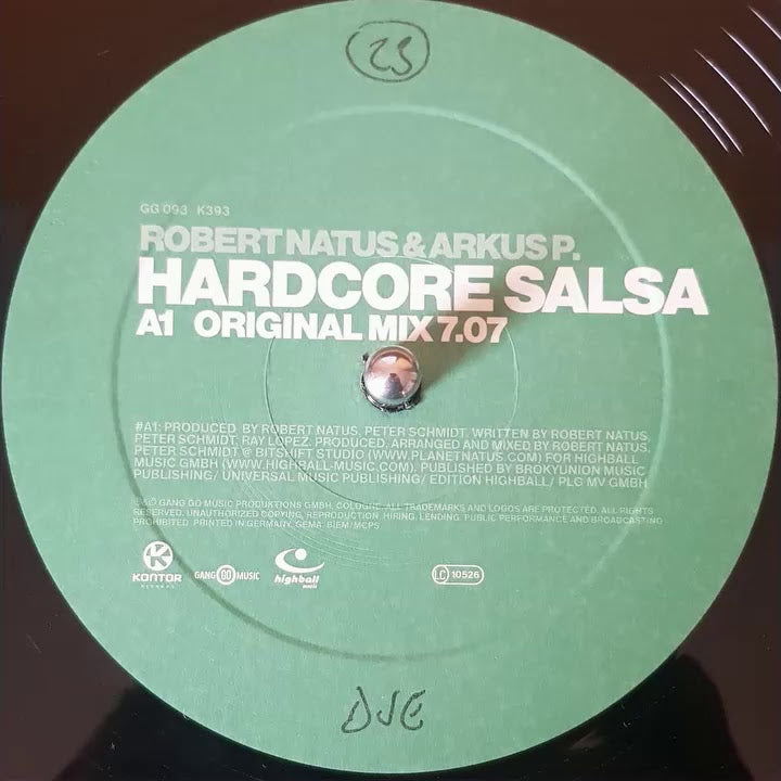 Robert Natus & Arkus P. – Hardcore Salsa (The Mixes) - Vinyl