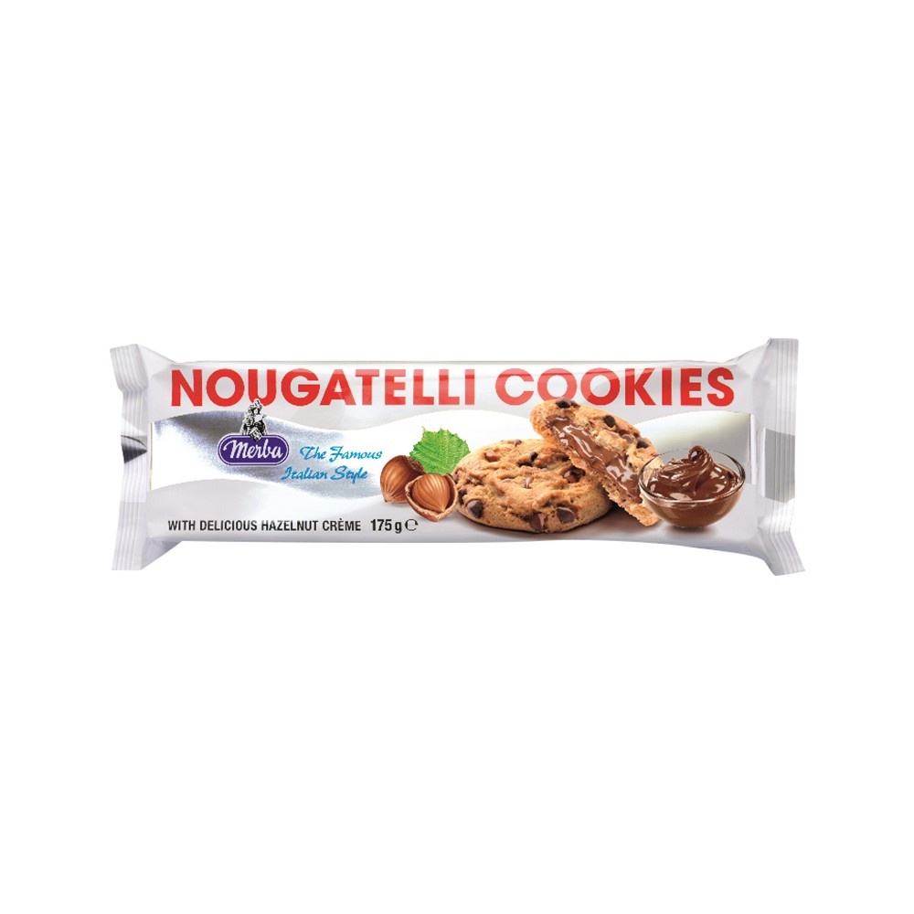 Merba Nougatelli Cookies 2+1 Free 175g