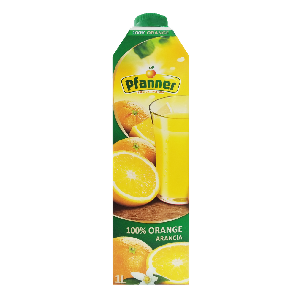 Pfanner Orange Juice 100%, 1l
