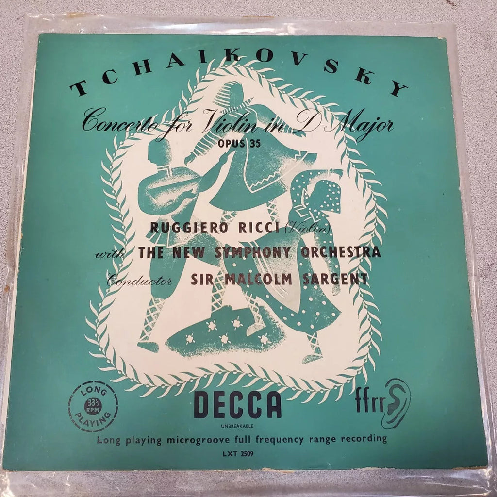 Tchaikovsky Concerto For Violin In D Major 1951 Decca LXT 2509 Mono – Vinyl