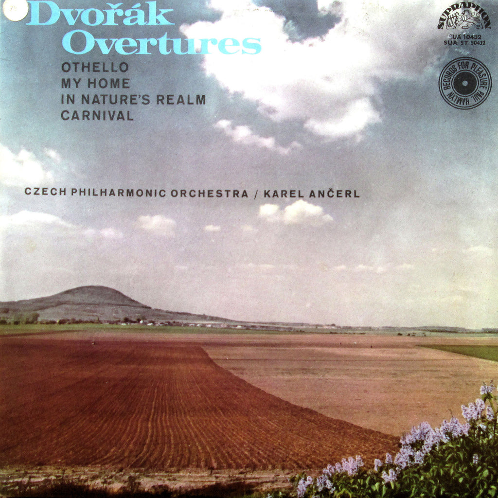 Dvorak Overtures Karel Ancerl NM/EX Supraphon Mono - Vinyl