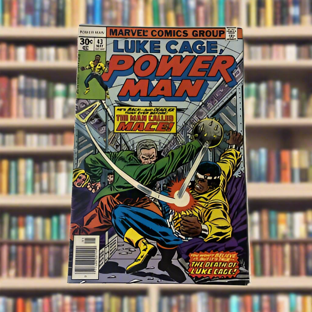 Luke Cage Power Man # 43 Marvel Comics May 1977 Mace Appearance Marv Wolfman