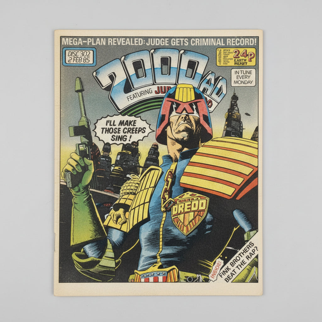 2000AD Comic - Prog 403 - 2 February 1985 Judge Dread