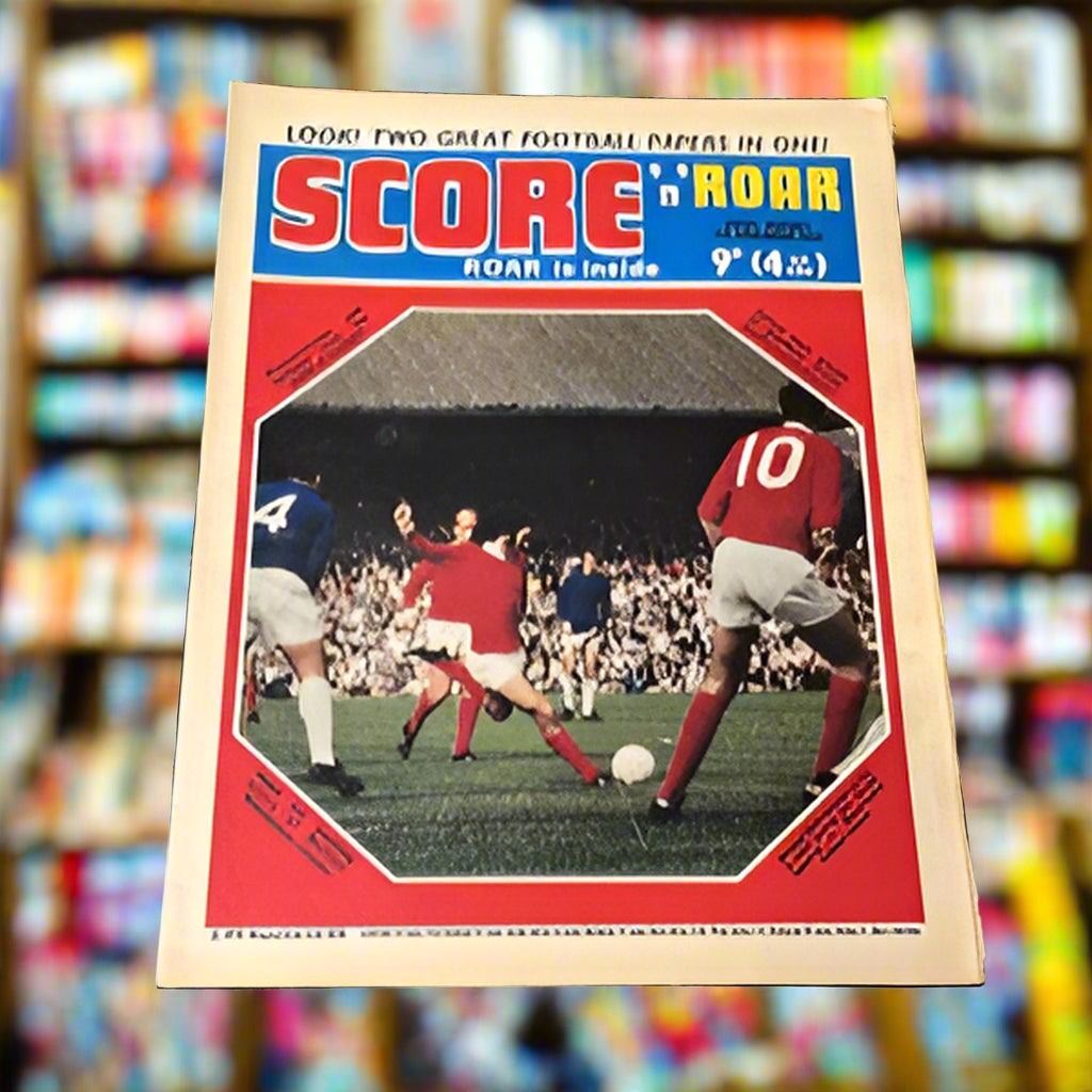 Score N Roar Comic - 7 Nov 1970 - Sheffield United Plymouth Argyle team groups