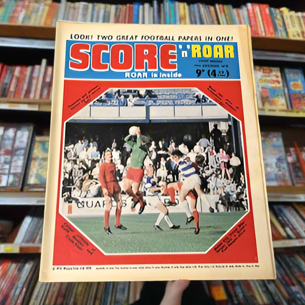 Score N Roar Comic - 14 Nov 1970 - Hibernian Nottingham Forest team groups
