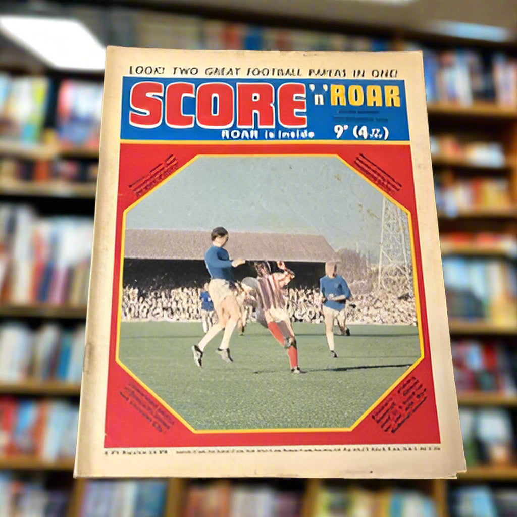Score N Roar Comic - 12 Dec 1970 - Leicester City Newcastle United team groups