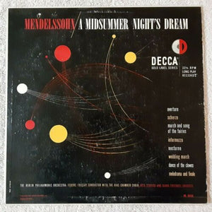 MENDELSSOHN A MIDSUMMER NIGHT'S DREAM LP VINYL RECORD DECCA DL 8516 - Vinyl