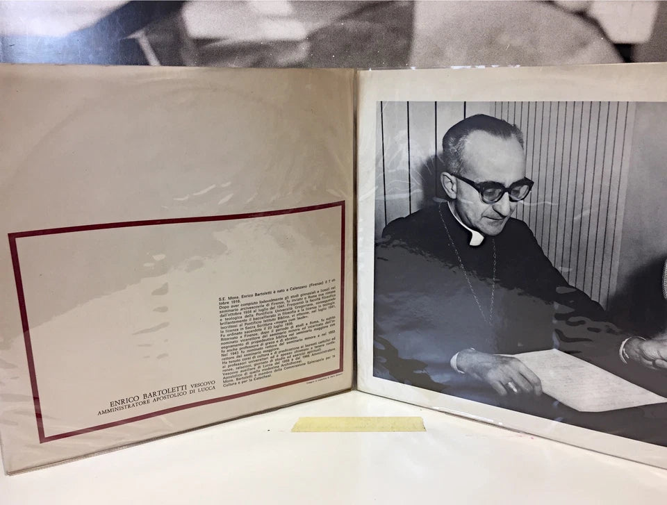 ENRICO BARTOLETTI - LA CHIESA E IL MONDO CONTEMPORANEO 2 LP ED. PAOLINE 1967 - Vinyl