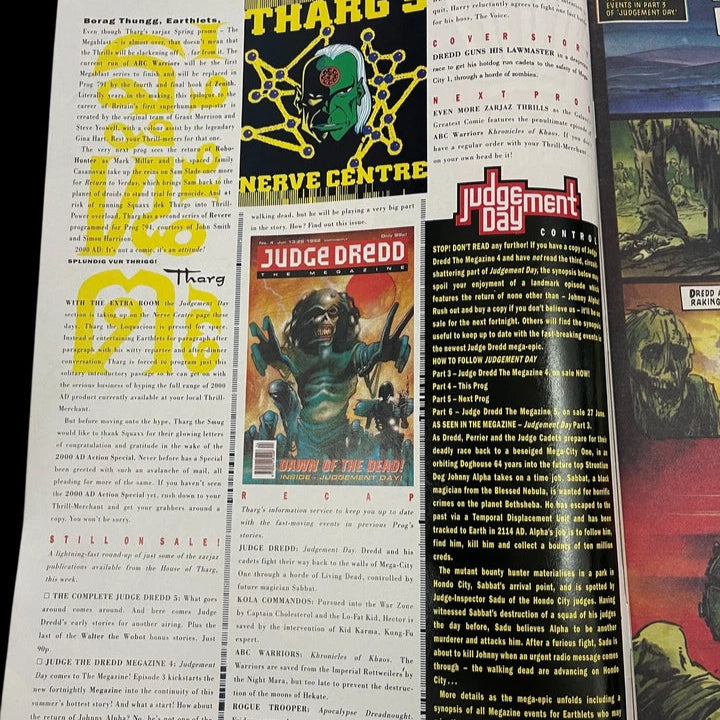 2000 AD Prog 786 Judge Dredd Comic - Death Race 2114 AD - 20 June 1992