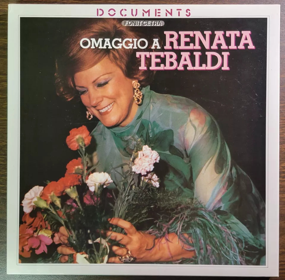 3 LP box set Renata Tebaldi "Omaggia A Renata Tebaldi" strong VG+ / VG+ Italian - Vinyl