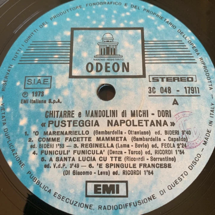 Pusteggia Napoletana Chitarre e Mandolini di Michi-Dori LP - Vinyl