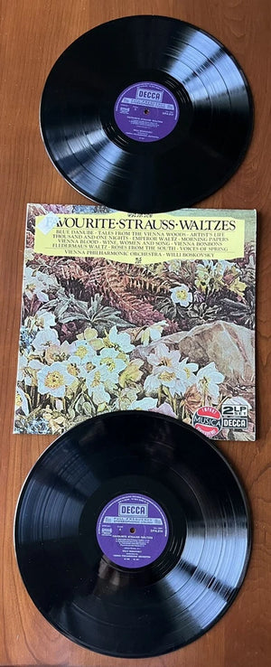 Willi Boskovsky Favourite Strauss Waltzes Double LP  - Vinyl
