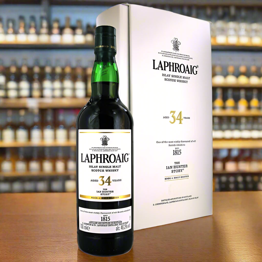 Laphroaig The Ian Hunter Story Book 4 34 Year Old