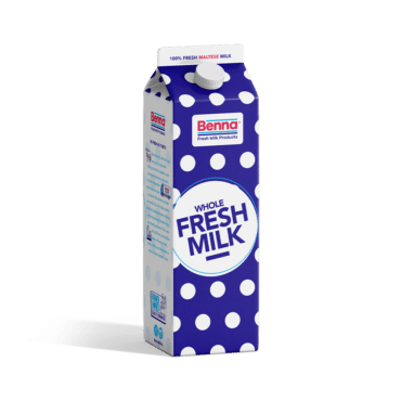 Benna Fresh Whole Milk 3.5% Fat x1lt
