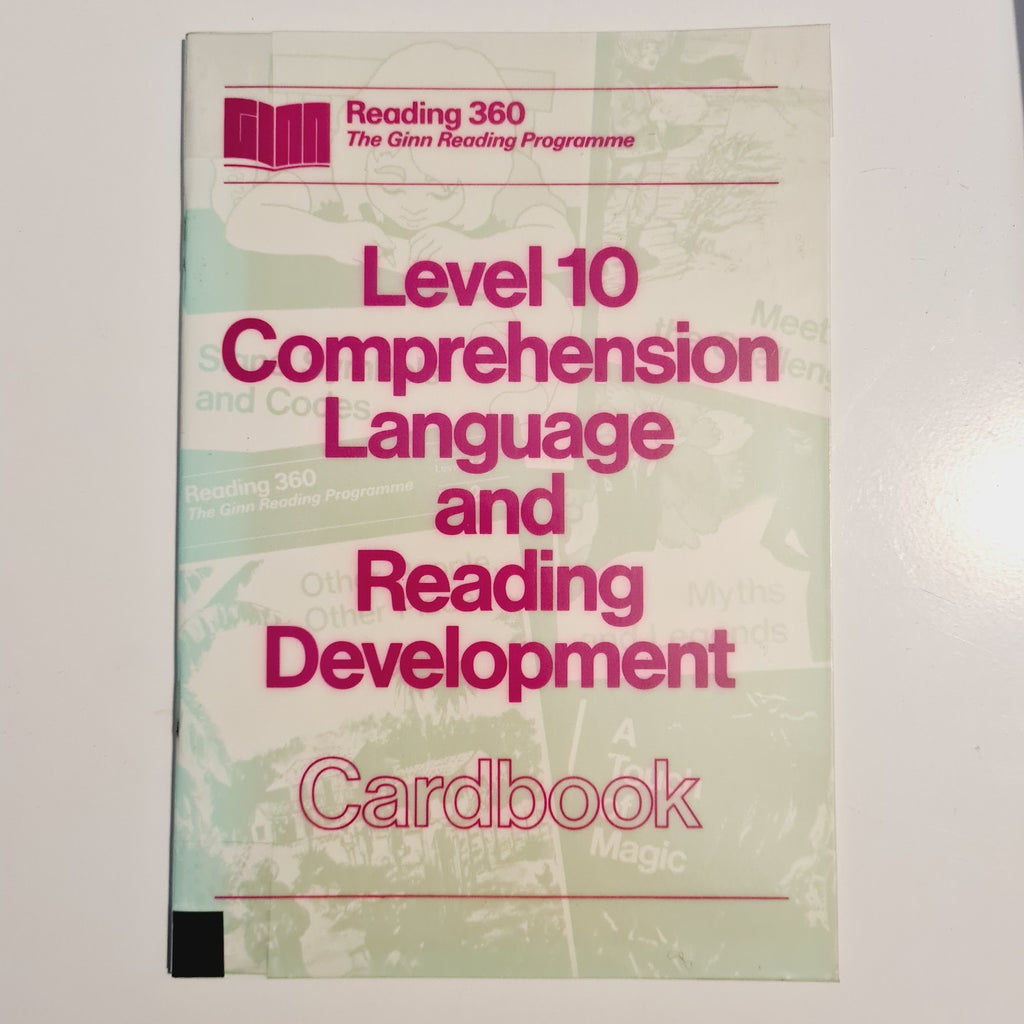 Level 10 Comprehension Language And Reading Development Cardbook