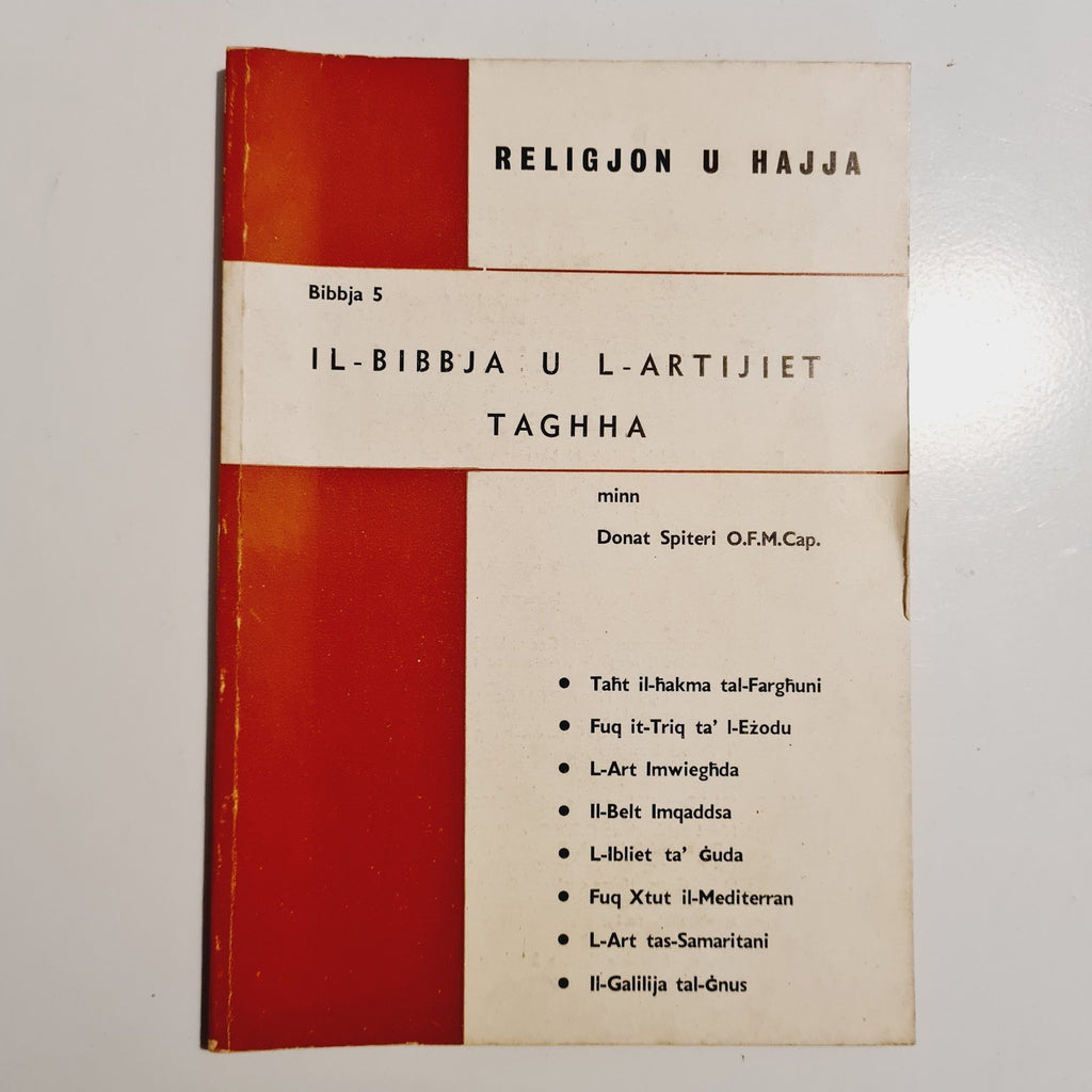 Il-Bibbja U L-Artijiet Taghha