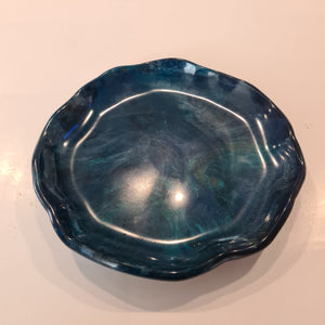 Blue Resin Bowl