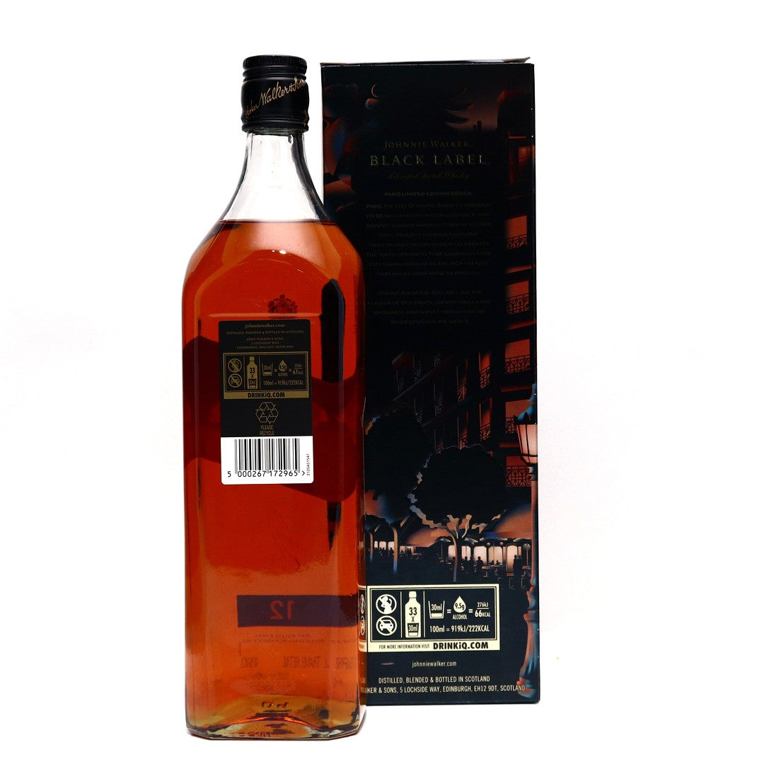 Johnnie Walker Black 12 Year Old Paris Limited edition