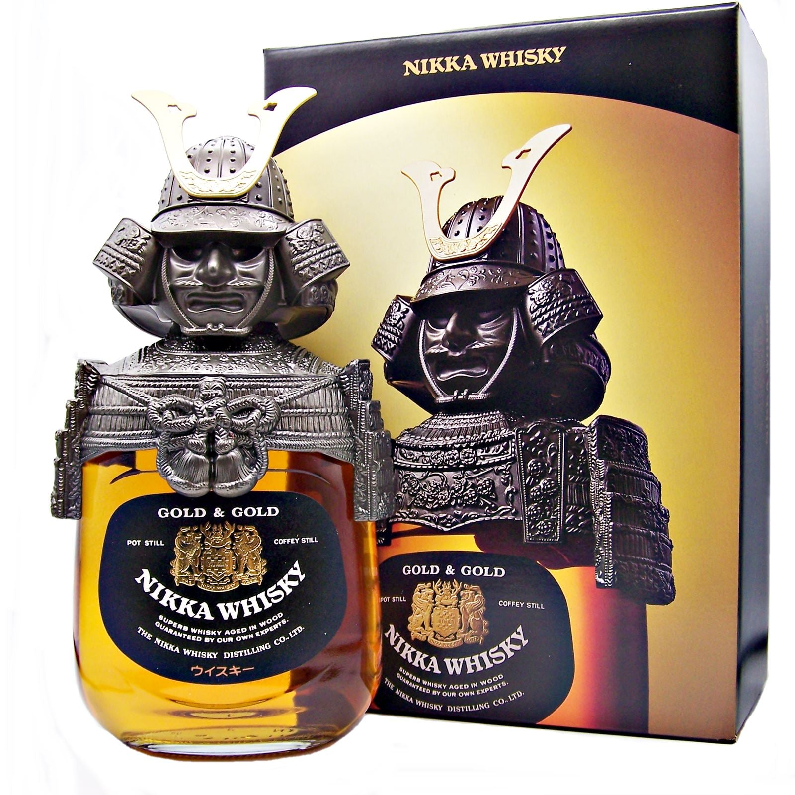 Nikka Gold & Gold Kabuto Samurai Bottle Whisky